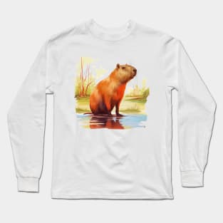 I Love Capybaras Long Sleeve T-Shirt